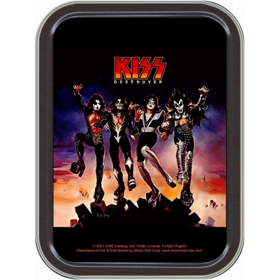 Stash Tins - KISS Destroyer Storage Container 4.37" L x 3.5" W x 1" H