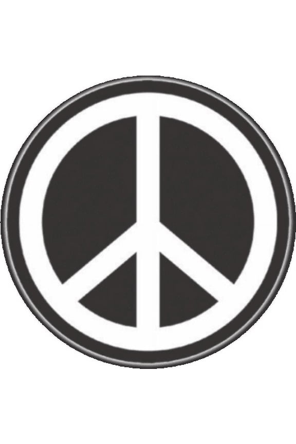 - Peace Sign 3.5" Round Storage Container
