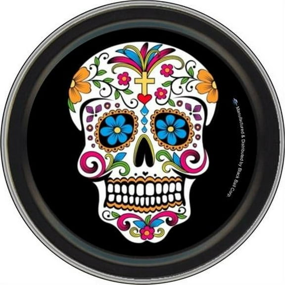 Stash Tins - Sugar Skull 3.5" Round Storage Container