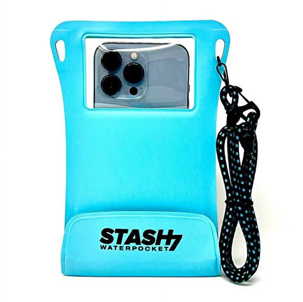 Stash7 Waterpocket Premium Waterproof Phone Pouch | The Only Adventure Grade Phone Case for iPhone 14, 14 Pro Max, 13, 13 Pro Max, 8, 8 Plus, XS, XS Max, XR, Galaxy S9+, S10+