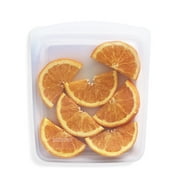Stasher Premium Silicone Reusable Food Storage Quart Bag, 64oz, Clear, Dishwasher Safe, Leak Free
