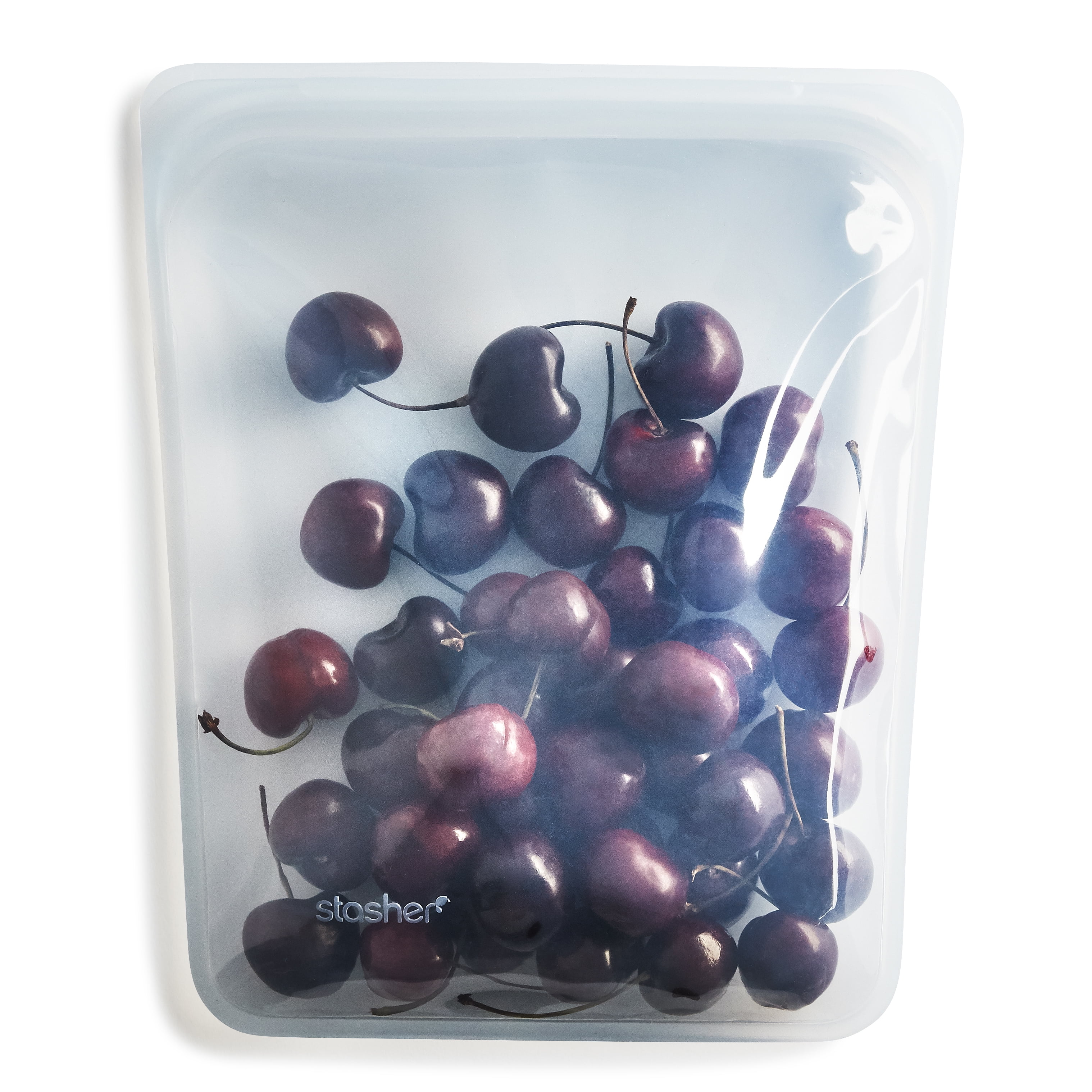 Stasher 64.2 oz. Half Gallon Silicon Food Storage Bag in Aqua STHG03 - The  Home Depot