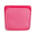 thumbnail image 1 of Stasher Premium Food-Grade Silicone Reusable Food Storage Container, Holds 28 oz, Leak Free Pinch Loc Seal, Raspberry, 1 Sandwich Bag, Mother's Day Gifting, 1 of 8