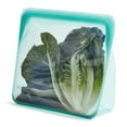 thumbnail image 1 of Stasher Premium Reusable Silicone Food Storage Bag, Stand-Up Mega Container, Aqua, 104 oz, 1 of 7