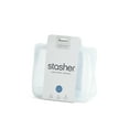 thumbnail image 1 of Stasher Stand-up Mid Reusable Silicone Bag Aqua Microwave Dishwasher Freezer Safe, 1 of 7