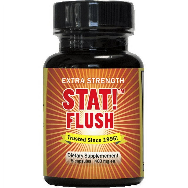 STAT FLUSH DETOX 5 CAPSULES EXTRA STRENGTH