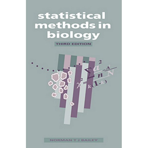 Stat Methods Biology - Norman T.J. Bailey