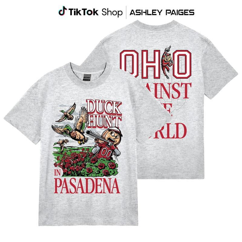 State Buckeyes Rose Bowl 2025 Champions T Duck Hunt in Pasadena