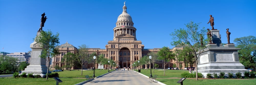 State Capitol Austin Texas Canvas Art - Panoramic Images (36 x 12)