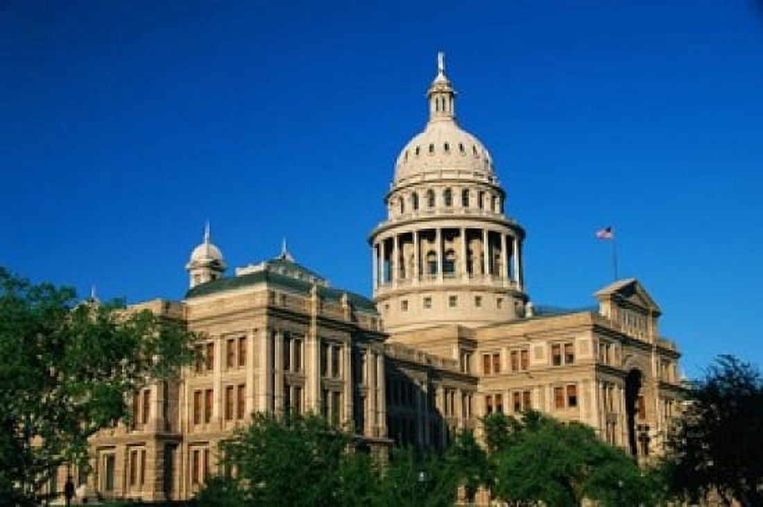 State Capitol Building Austin TX Canvas Art - Panoramic Images (18 x 12)