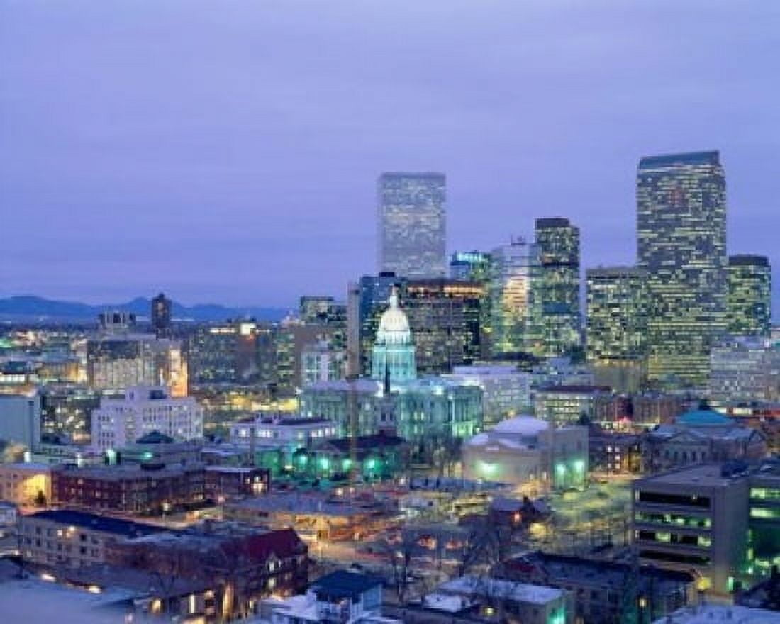 State Capitol Building Denver Colorado Canvas Art - Panoramic Images (15 x 12)