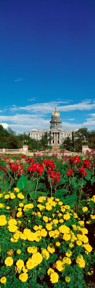 State Capitol of Colorado Denver Canvas Art - Panoramic Images (36 x 12)