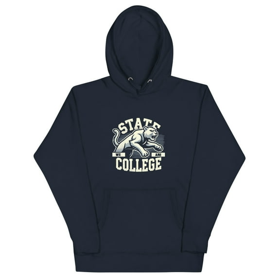 State College PA Vintage College Unisex Hoodie (S)