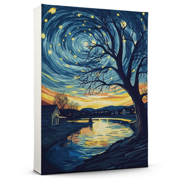 State College Travel Canvas Prints, Pennsylvania Starry Night Travel decor, State College Map Poster, Pennsylvania Travel Decor Artwork - 98AZ1311