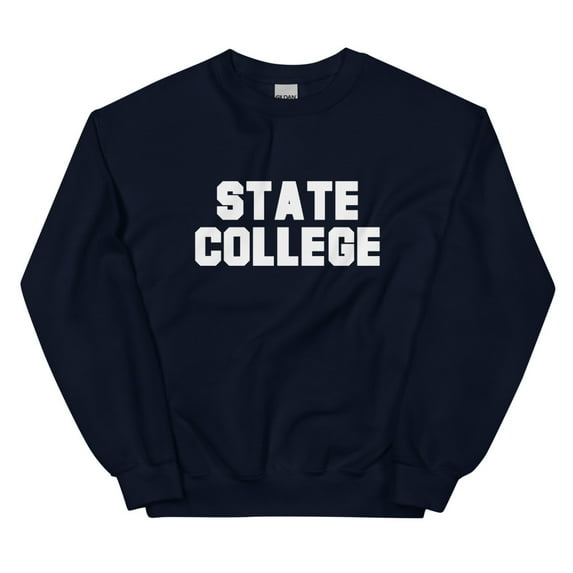 State College Vintage Sweatshirt (Navy, S)