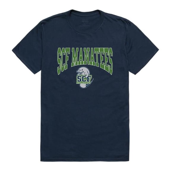 State College of Florida Manatees Athletic T-Shirt, Navy - Extra Large