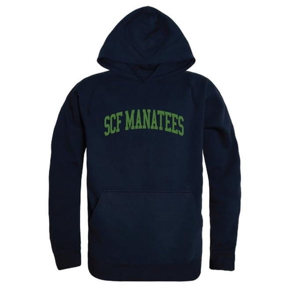 State College of Florida Manatees College Hoodie, Navy - Medium