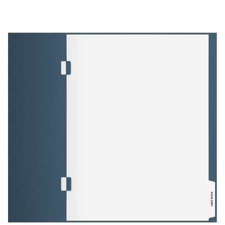 'State Copy' Side Staple Index Tab Divider, 100 Count