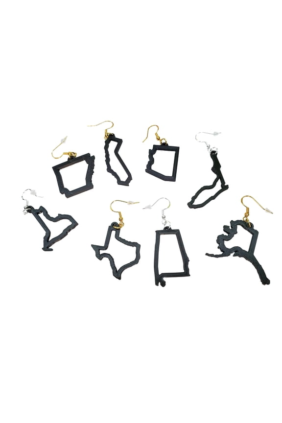 State Earrings - Choose Any State | Extremely light weight