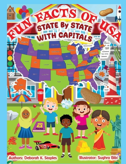 State Explorers: Fun Facts of USA State By State With Capitals: Fun