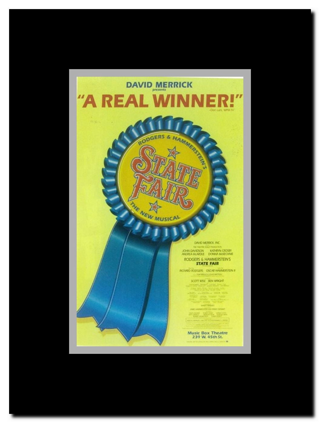 State Fair (Broadway) Framed Movie Poster