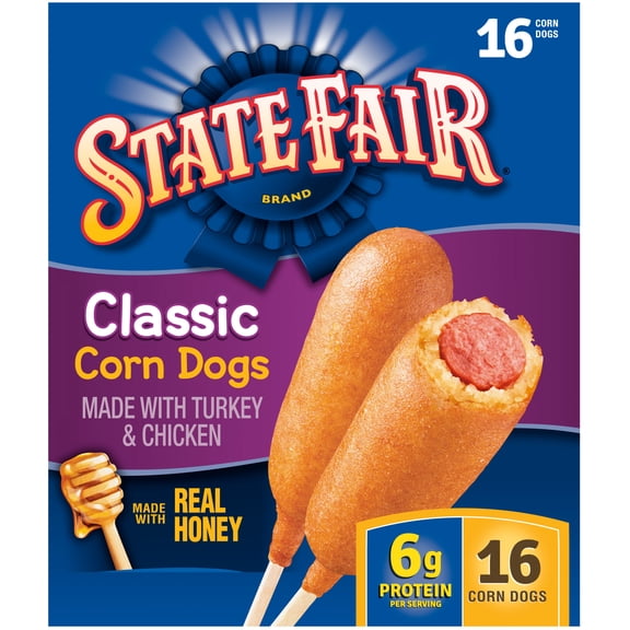 State Fair Classic Corn Dogs, 42.7 oz, 16 Count (Frozen)