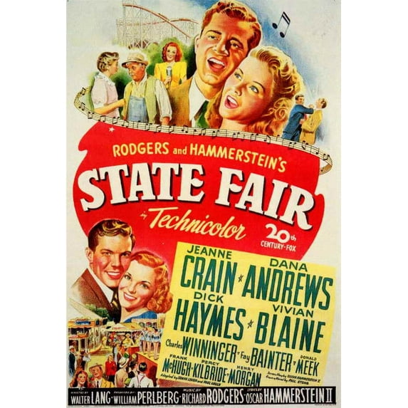 State Fair Movie POSTER 27" x 40" Style A (1945)