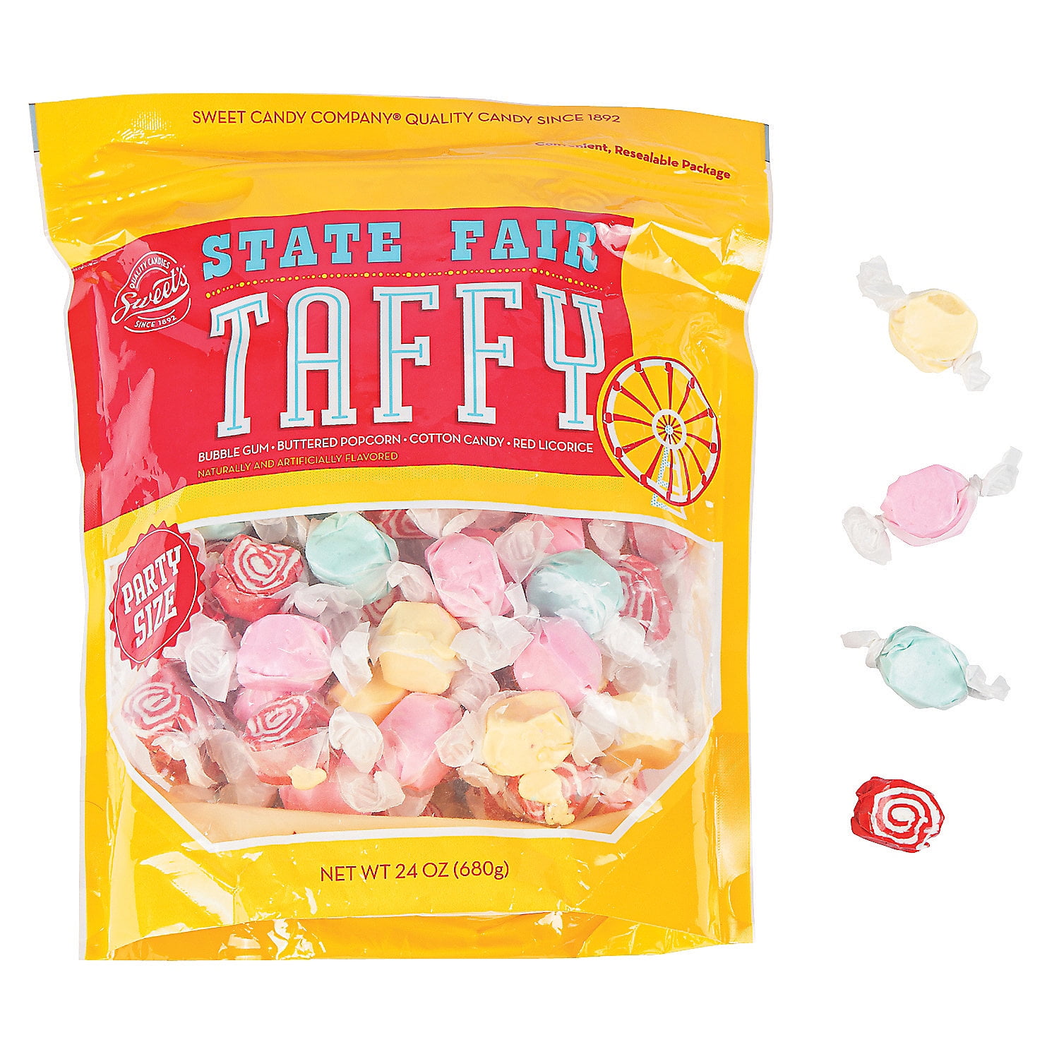 State Fair Salt Water Taffy Edibles 112 Pieces