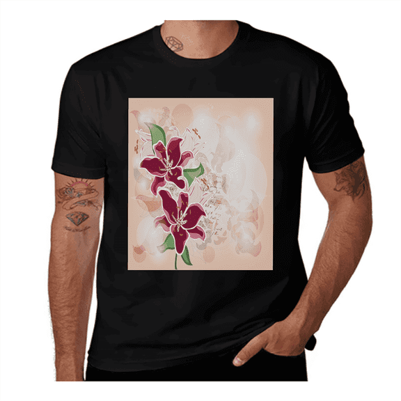 State Flag Design-Texas Star-Cobalt Blue-White-Ruby- Casual Streetwea Everyday Tshirt Comfortable Wear tee shirt