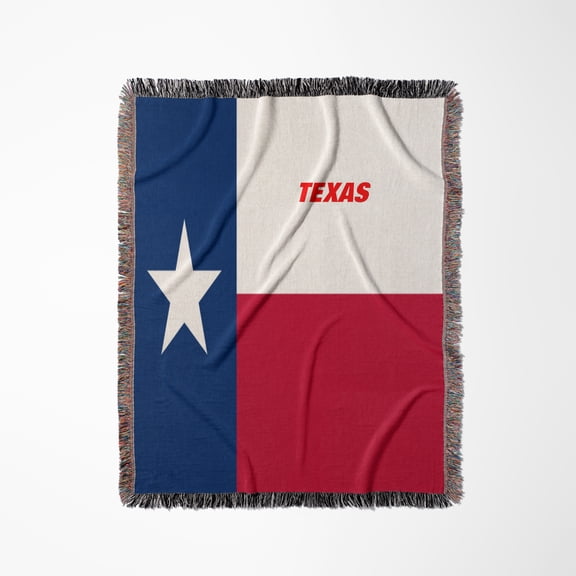 State Flag Of Texas, Woven Blanket