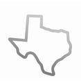 thumbnail image 1 of State Map Outline Texas Vinyl Decal Sticker UV & Waterproof Bumper Window Laptop Automotive Water Bottle Gift accessories – SILVER 4.5", 1 of 2