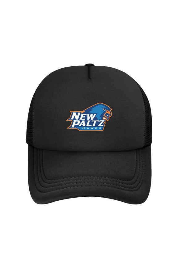 State New York University New Paltz Solid Color Lightweight Adult Mesh Baseball Cap