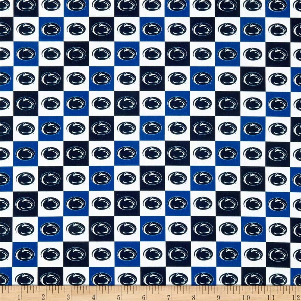 State Nittany s Check, Quilting Fabric by the Yard