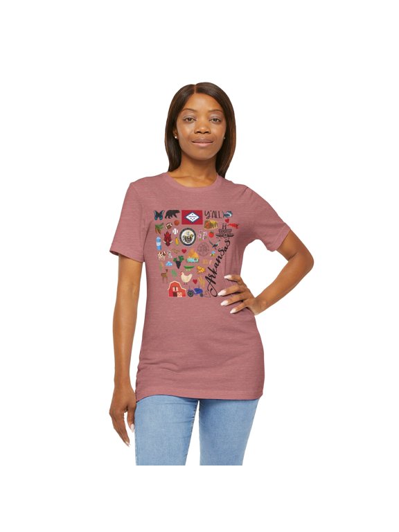 State Of Arkansas State Map Souvenir Unisex Shirt