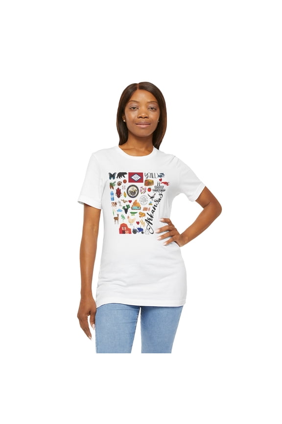 State Of Arkansas State Map Souvenir Unisex Shirt