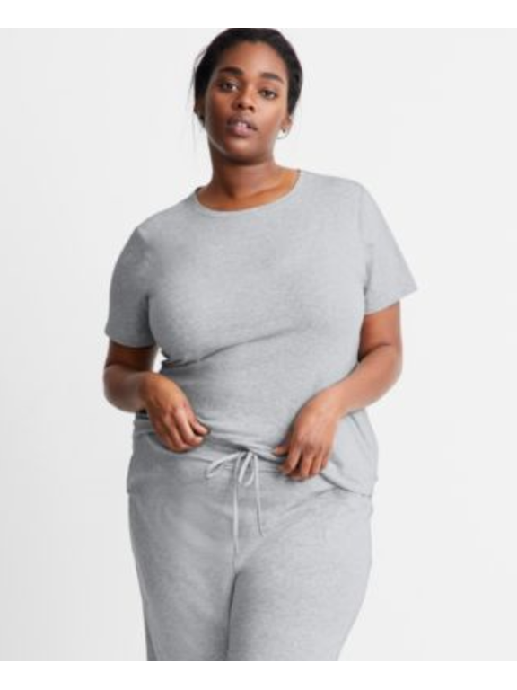 Pajama Top Round Neck Grey, Medium