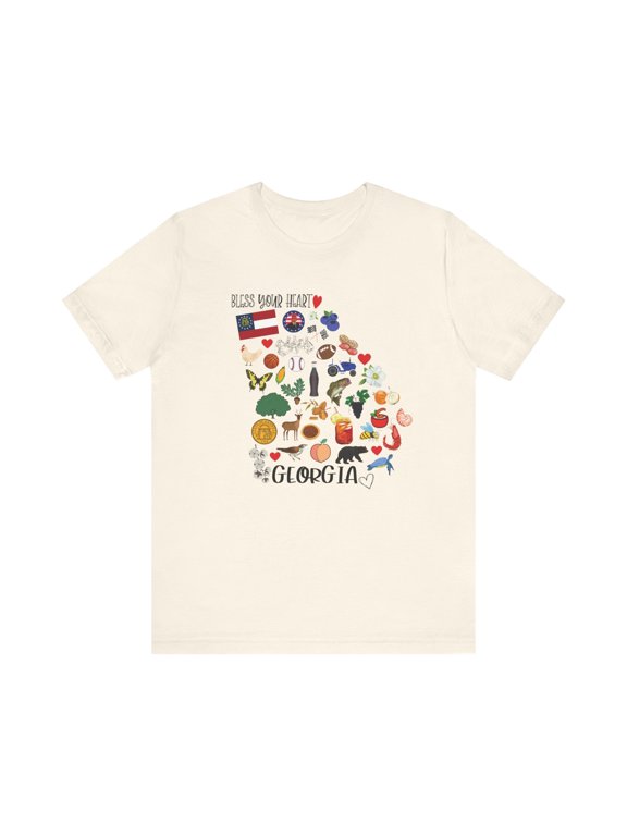 State Of Georgia State Map Souvenir Unisex Shirt