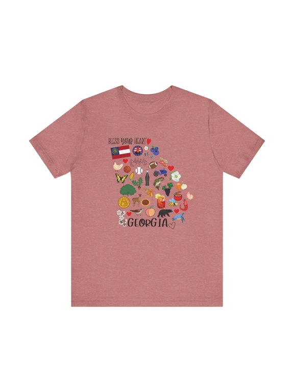 State Of Georgia State Map Souvenir Unisex Shirt