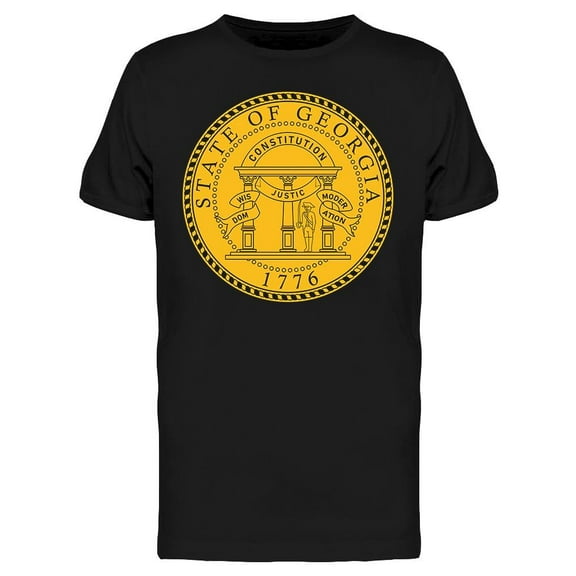 State Of Georgia T-Shirt Men -Image by Shutterstock, Male Large