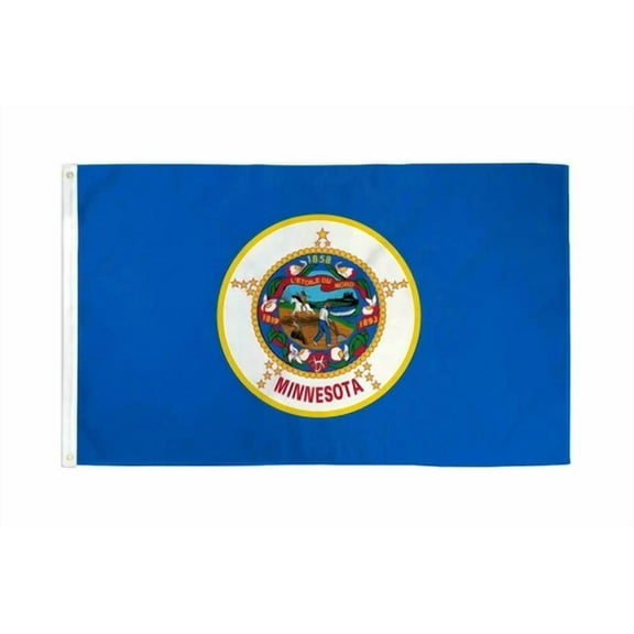 State Of Minnesota Flag 100D 3X5Ft Mn Midwest Dorm Gift Man Cave St Paul