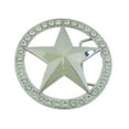 thumbnail image 1 of State Of Texas Lone Star Belt Buckle Silver Metal Rodeo Girl Costume Rhinestones, 1 of 2