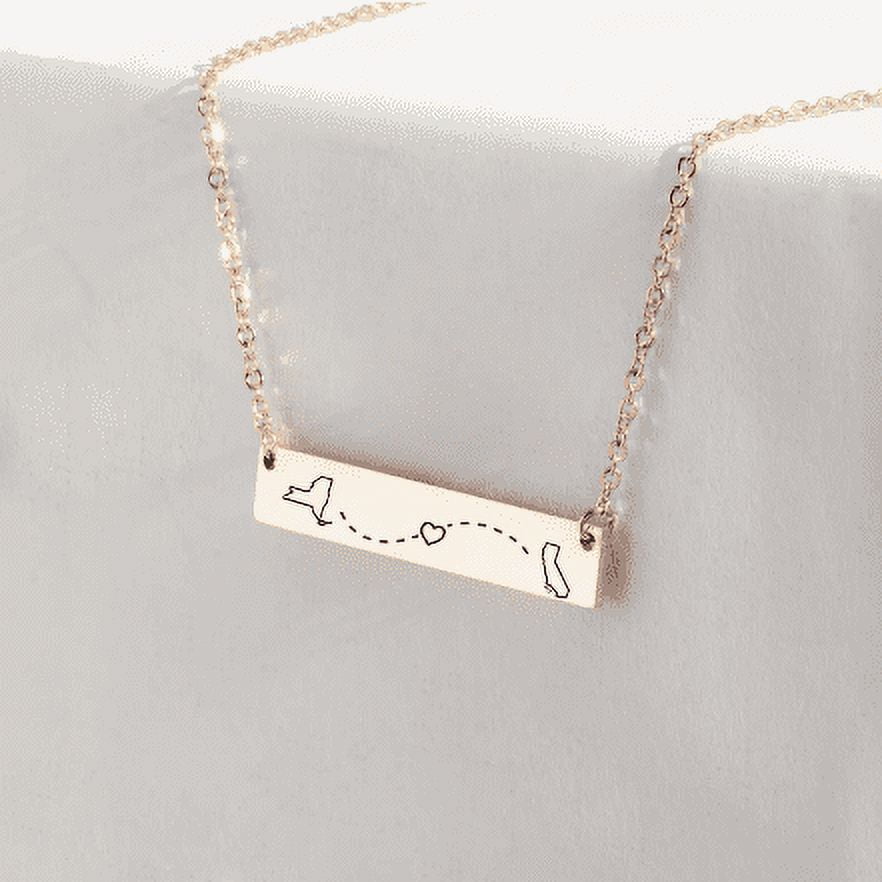 Best friend state necklaces deals