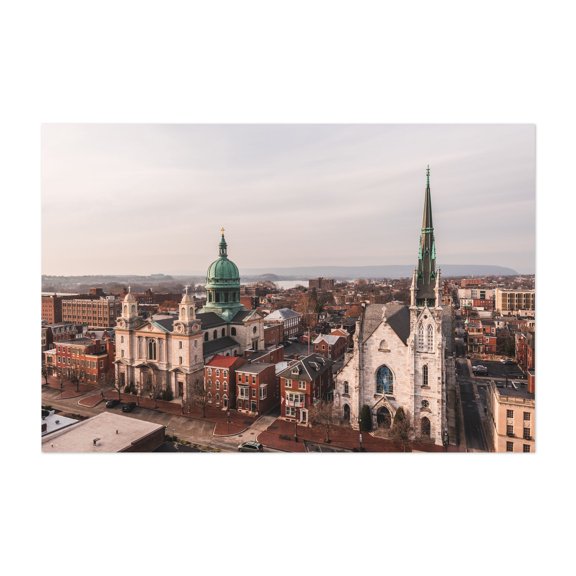 State Street 01 - Harrisburg Pennsylvania Photography Unframed Wall Art Print 12 x 18 inches