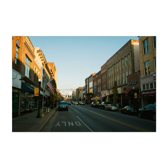 State Street, Bristol - Bristol Virginia Photography Unframed Wall Art Print 16 x 24 inches