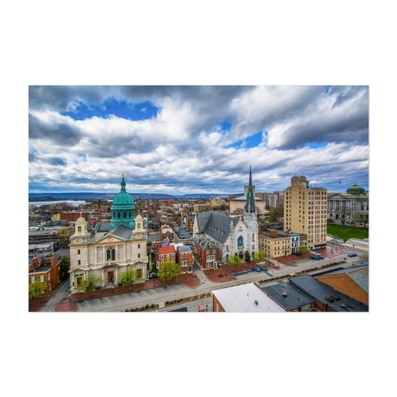 State Street - Harrisburg Pennsylvania Photography Unframed Wall Art Print 5 x 7 inches