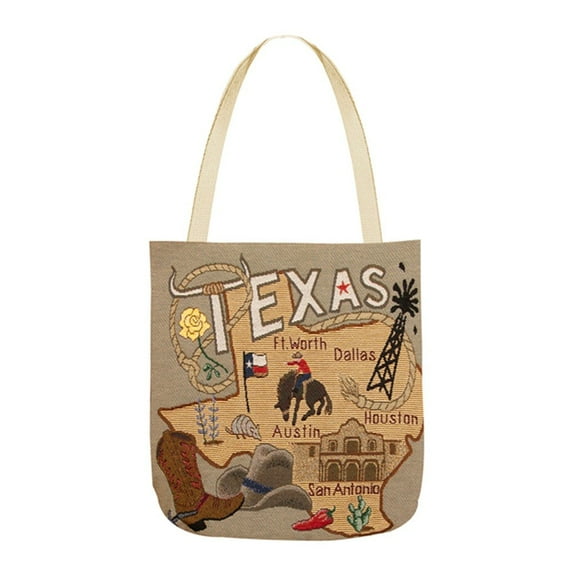Manual State To State Texas 17" Tote Bag