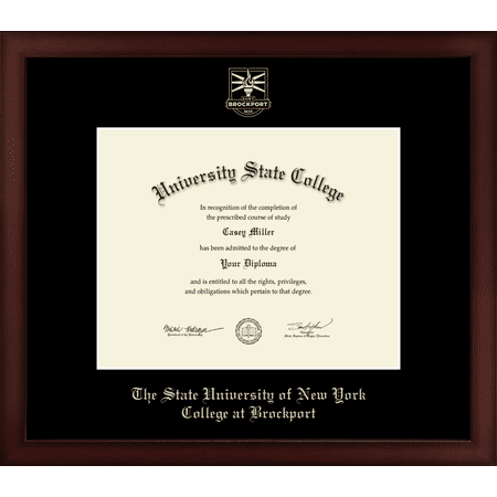State University of New York College at Brockport Diploma Frame, Document Size 10" x 8"