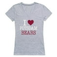 thumbnail image 1 of State University of New York Potsdam Bears I Love Women Short Sleeve T-Shirt, Heather Grey - Extra Large, 1 of 1