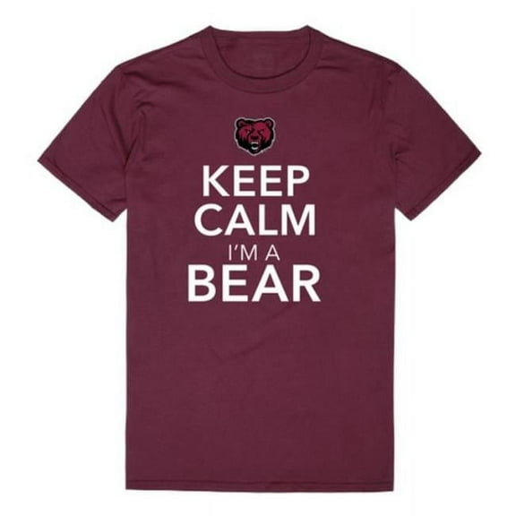 State University of New York Potsdam Bears Keep Calm T-Shirt, Maroon - Extra Large