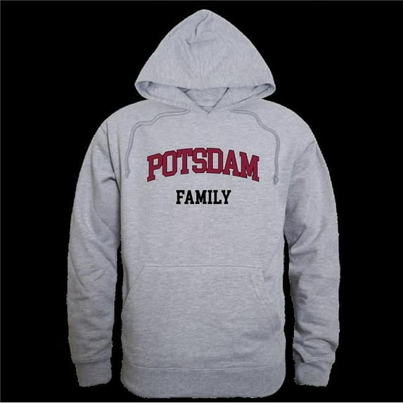 State University of New York at Potsdam Bears Family Hoodie, Heather Grey - 2XL